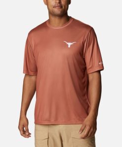 Columbia-Mens Collegiate PFG Terminal Tackle™ Short Sleeve Shirt – Texas-1990181_TEX-columbia snow boots