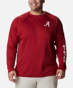 Columbia-Mens Collegiate PFG Terminal Tackle™ Long Sleeve Shirt – Big – Alabama-1892212_ALA-columbia hats