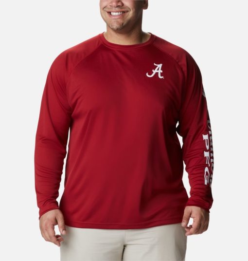 Columbia-Mens Collegiate PFG Terminal Tackle™ Long Sleeve Shirt - Big - Alabama-1892212_ALA-columbia hats