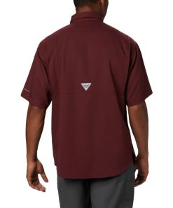 Columbia-Mens Collegiate PFG Tamiami™ Short Sleeve Shirt – Tall – Texas A&M-1277023_TAM-columbia outlet online 2