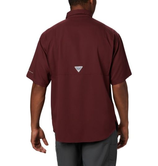 Columbia-Mens Collegiate PFG Tamiami™ Short Sleeve Shirt - Tall - Texas A&M-1277023_TAM-columbia outlet online - Image 2