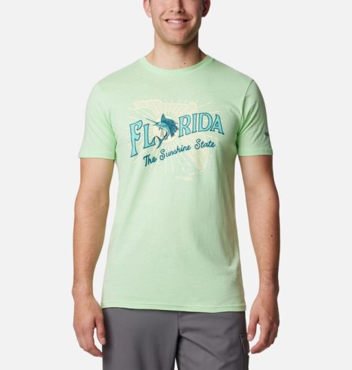 Columbia-Mens Vacation Graphic T-Shirt-HYB1700-columbia rain gear