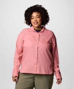 Columbia-Womens Silver Ridge™ Utility Long Sleeve Shirt – Plus Size-2033342-columbia sweater