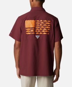 Columbia-Mens Collegiate PFG Slack Tide™ Camp Shirt – Virginia Tech-1958291_VT-columbia jackets women 2