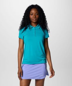 Columbia-Womens Birdie Golf Polo-OCS0114-columbia rain jacket