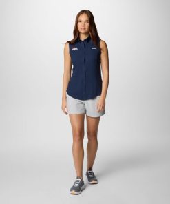 Columbia-Womens PFG Tamiami™ Sleeveless Shirt – Denver Broncos-OCS0272_DB-columbia womens jackets 2