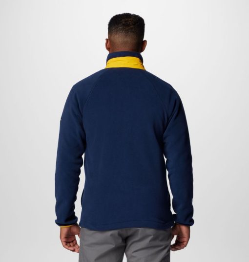 Columbia-Mens Collegiate Flanker™ IV Fleece Jacket - West Virginia - Tall-2096843_WV-columbia ski jacket - Image 2