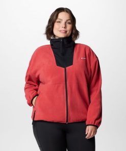 Columbia-Womens Sequoia Grove™ Full Zip Fleece – Plus Size-2085314-columbia vest