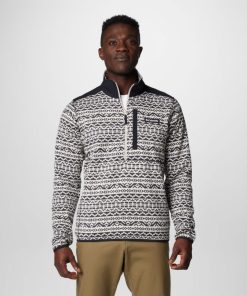 Columbia-Mens Sweater Weather™ II Printed Half Zip Pullover-2097741-columbia rain gear