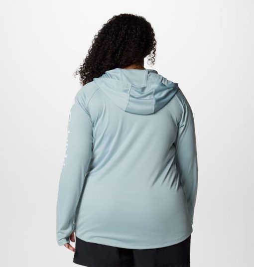 Columbia-Women’s PFG Tidal Tee™ Hoodie - Plus Size-1654862-columbia stores near me - Image 2