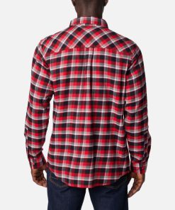 Columbia-Mens Collegiate Flare Gun™ Flannel Long Sleeve Shirt – Georgia-1561651_UGA-columbia ski jacket 2