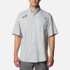 Columbia-Mens PFG Super Slack Tide™ Short Sleeve Shirt – New England Patriots-OCS0263_NP-columbia outlet near me 3