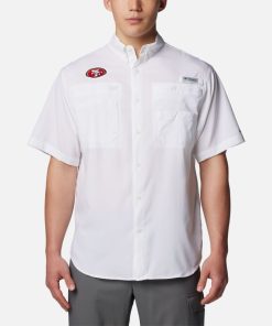 Columbia-Mens PFG Tamiami™ Short Sleeve Shirt – San Francisco 49ers-OCS0268_SF-columbia jacket women