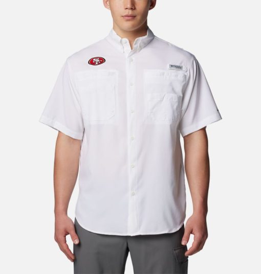 Columbia-Mens PFG Tamiami™ Short Sleeve Shirt - San Francisco 49ers-OCS0268_SF-columbia jacket women