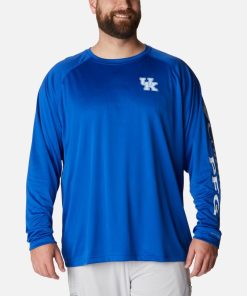 Columbia-Mens Collegiate PFG Terminal Tackle™ Long Sleeve Shirt – Big – Kentucky-1892212_UK-columbia fishing shirts