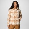 Columbia-Womens Helvetia™ II Printed Cropped Half Snap Fleece Pullover-2098501-columbia coat 4