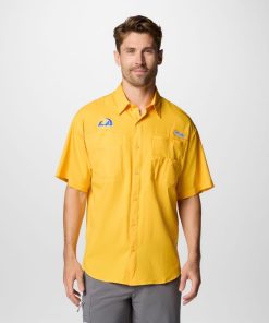 Columbia-Mens PFG Tamiami™ Short Sleeve Shirt – Los Angeles Rams-OCS0268_LAR-columbia hoodie