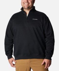 Columbia-Mens Hart Mountain™ II Half Zip Sweatshirt – Big-1411625-columbia puffer jacket