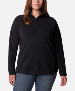 Columbia-Womens Glacial™ IV Half Zip Fleece – Plus Size-1802203-columbia hoodie