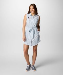 Columbia-Womens PFG Sun Drifter™ Woven Dress II – Houston Texans-OCS0273_HT-columbia stores near me 2