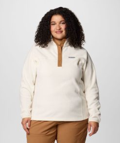 Columbia-Womens Benton Springs™ Half Snap Pullover Fleece II – Plus Size-2085652-columbia womens vest