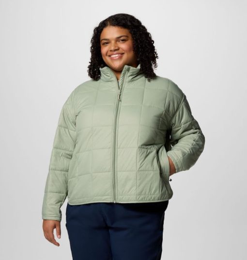 Columbia-Womens Sienna Hill™ Quilted Jacket - Plus Size-2116672-columbia rain jacket