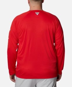 Columbia-Mens Collegiate PFG Terminal Tackle™ Long Sleeve Shirt – Big – Georgia-1892212_UGA-columbia sportswear men’s jackets 2