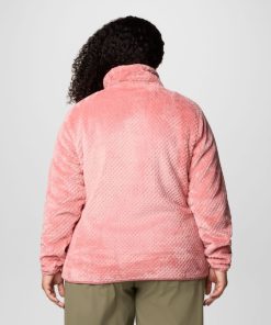 Columbia-Womens Fire Side™ Quarter Zip Sherpa Fleece – Plus Size-1941962-columbia sportswear 2