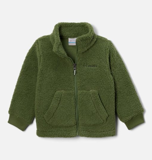 Columbia-Boys Toddler Rugged Ridge™ II Full Zip Sherpa Fleece Jacket-1908632-columbia coats