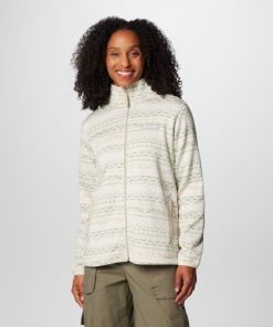 Columbia-Womens Sweater Weather™ Printed Full Zip Jacket-2085461-columbia shirts