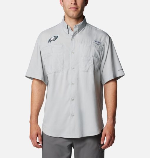 Columbia-Mens PFG Tamiami™ Short Sleeve Shirt - Philadelphia Eagles-OCS0268_PE-columbia hat