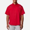 Columbia-Mens PFG Tamiami™ Colorblocked Short Sleeve Shirt – Kansas City Chiefs-OCS0270_KC-columbia shirts for men 3