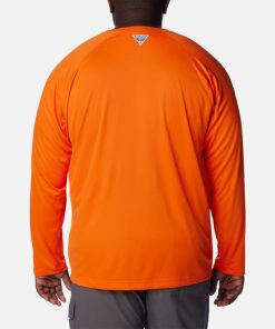 Columbia-Mens Collegiate PFG Terminal Tackle™ Long Sleeve Shirt – Big – Clemson-1892212_CLE-columbia outlet online 2