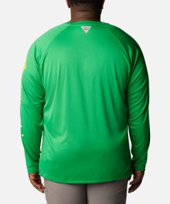 Columbia-Mens Collegiate PFG Terminal Tackle™ Long Sleeve Shirt – Big – Oregon-1892212_UO-columbia promo code 2