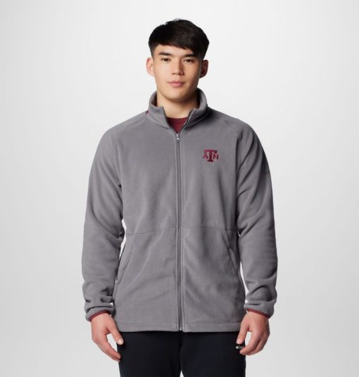 Columbia-Mens Collegiate Flanker™ IV Fleece Jacket - Texas A&M - Tall-2096843_TAM-columbia jacket men