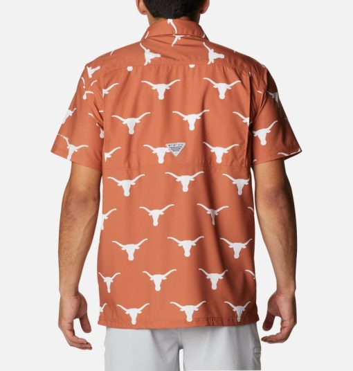 Columbia-Mens Collegiate PFG Super Slack Tide™ Shirt - Texas-1892201_TEXAS-columbia winter boots - Image 2