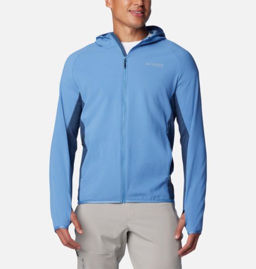 Columbia-Mens Spectre Ridge™ Full Zip Hooded Tech Fleece Jacket-2077431-columbia rain jacket