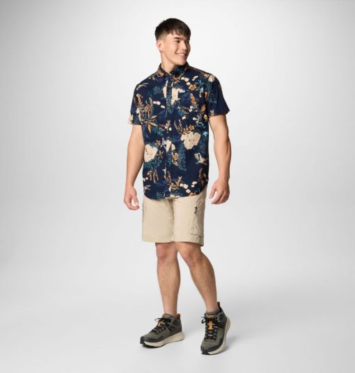 Columbia-Mens Rapid Rivers™ Printed Short Sleeve Shirt – Tall-1768934-columbia snow boots - Image 2