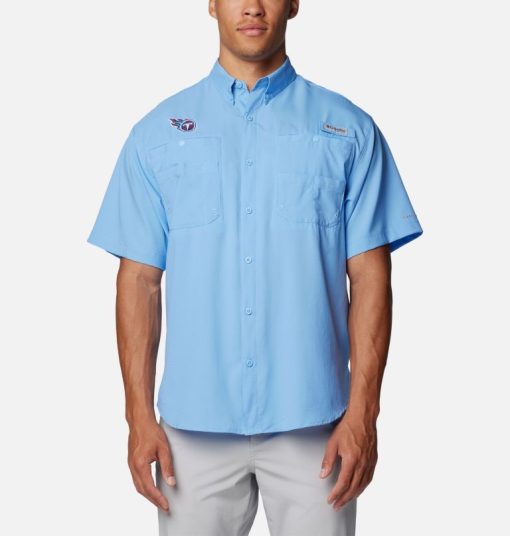 Columbia-Mens PFG Tamiami™ Short Sleeve Shirt - Tennessee Titans-OCS0268_TT-columbia boots