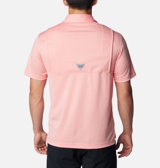 Columbia-Mens Flycaster Golf Polo-OCS0259-columbia hats - Image 2