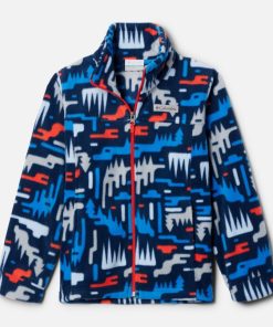 Columbia-Boys’ Zing™ III Printed Fleece Jacket-1618261-columbia outlet online