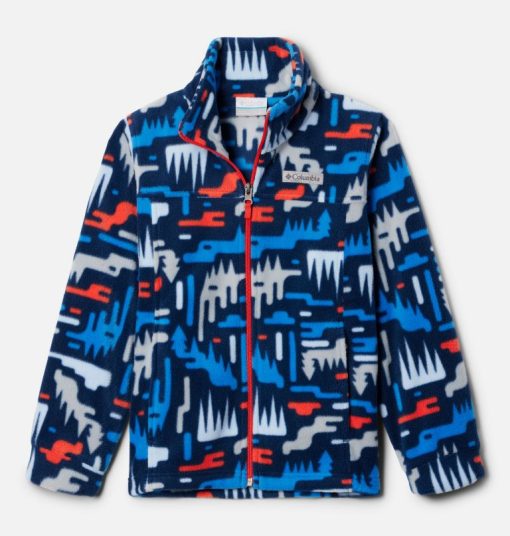 Columbia-Boys’ Zing™ III Printed Fleece Jacket-1618261-columbia outlet online