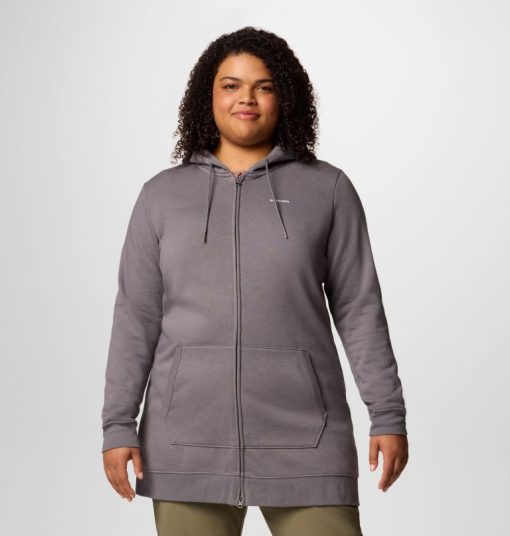 Columbia-Womens Burr Trail™ Long Full Zip Hoodie-2103412-columbia fleece jacket