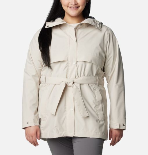 Columbia-Womens Long Valley™ Trench II - Plus Size-2058322-columbia shirts